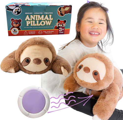 Sloth Weighted Sensory Pillow – 11x20"