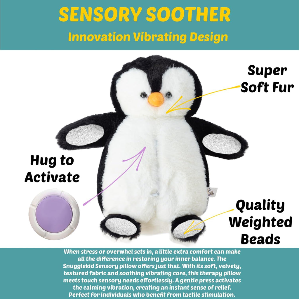Penguin Weighted Sensory Pillow – 11x20"