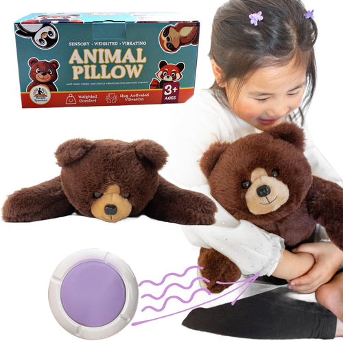 Bear Weighted Sensory Pillow – 11x20"